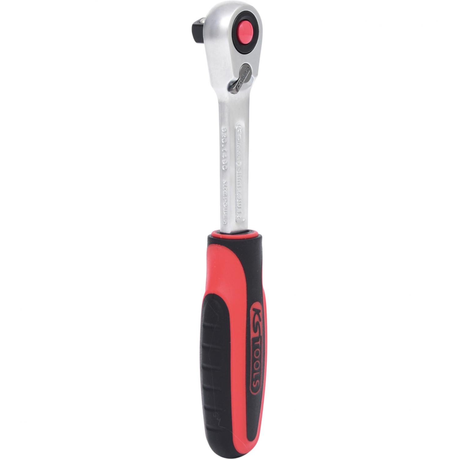 картинка Переключающийся ключ с трещоткой 1/4" SlimPOWER, 72 зубца от магазина "Элит-инструмент"
