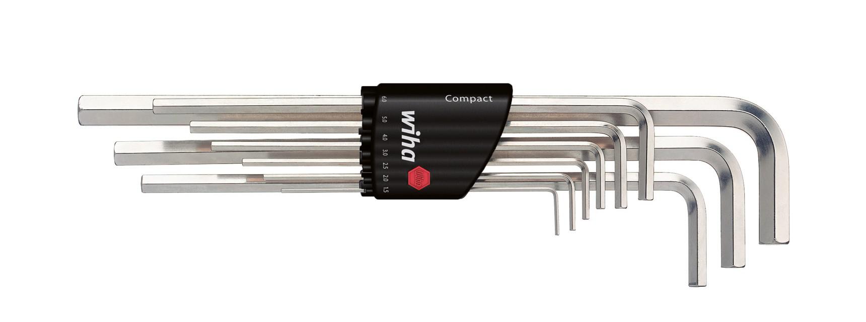 Набор штифтовых ключей в держателе Compact 352 H9 WIHA 01222