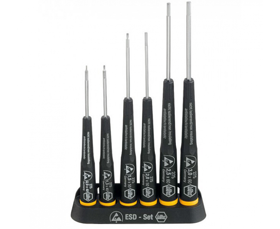 Набор отверток Wiha Precision ESD 275 K6 32278