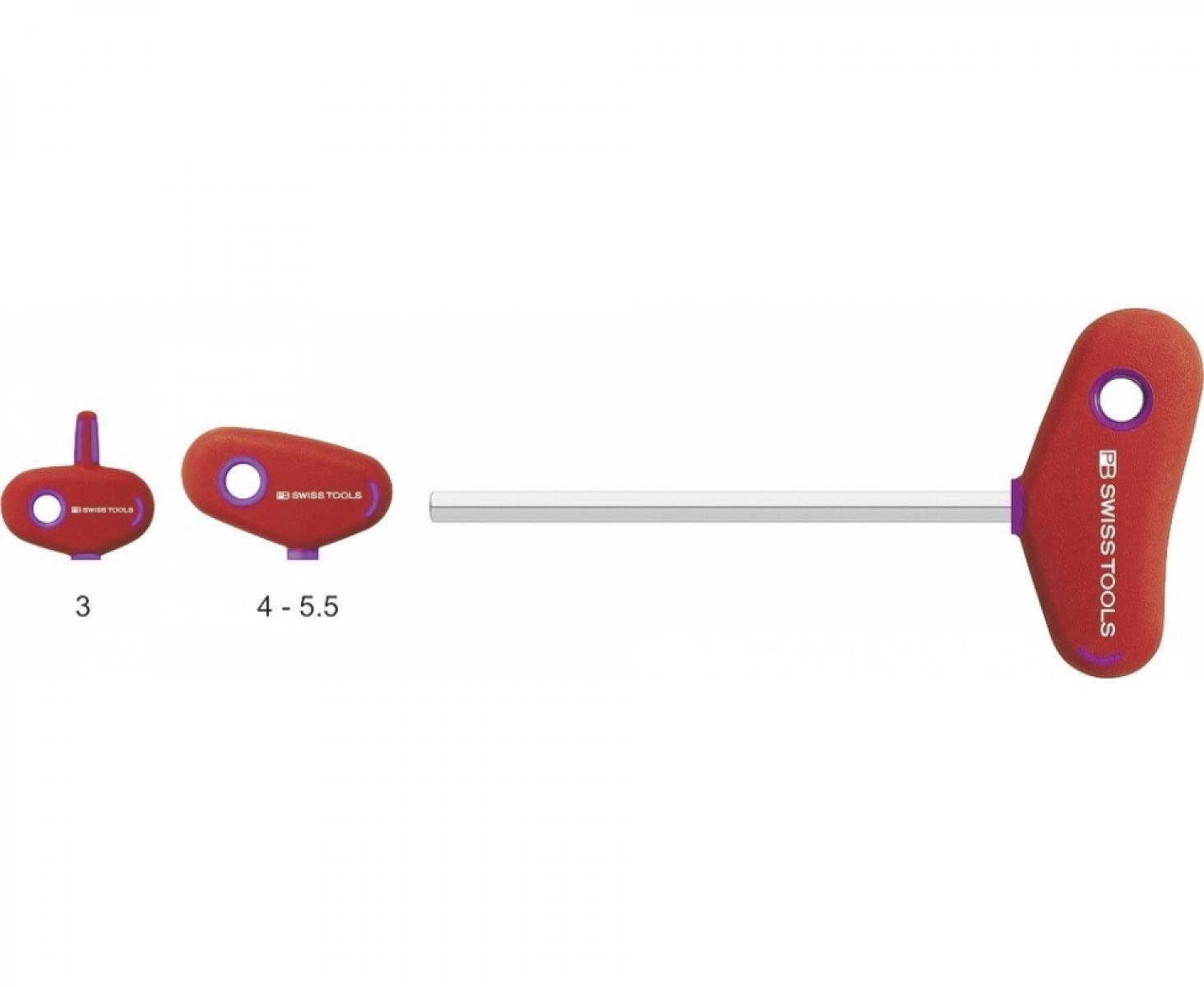 Отвертка HEX PB Swiss Tools с Т-образной рукояткой длинная PB 207.L 5-100 M5