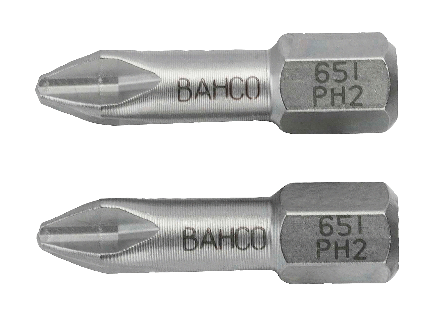 картинка Торсионные биты из нержавеющей стали для отверток Phillips, 25 мм BAHCO 65I/PH от магазина "Элит-инструмент"