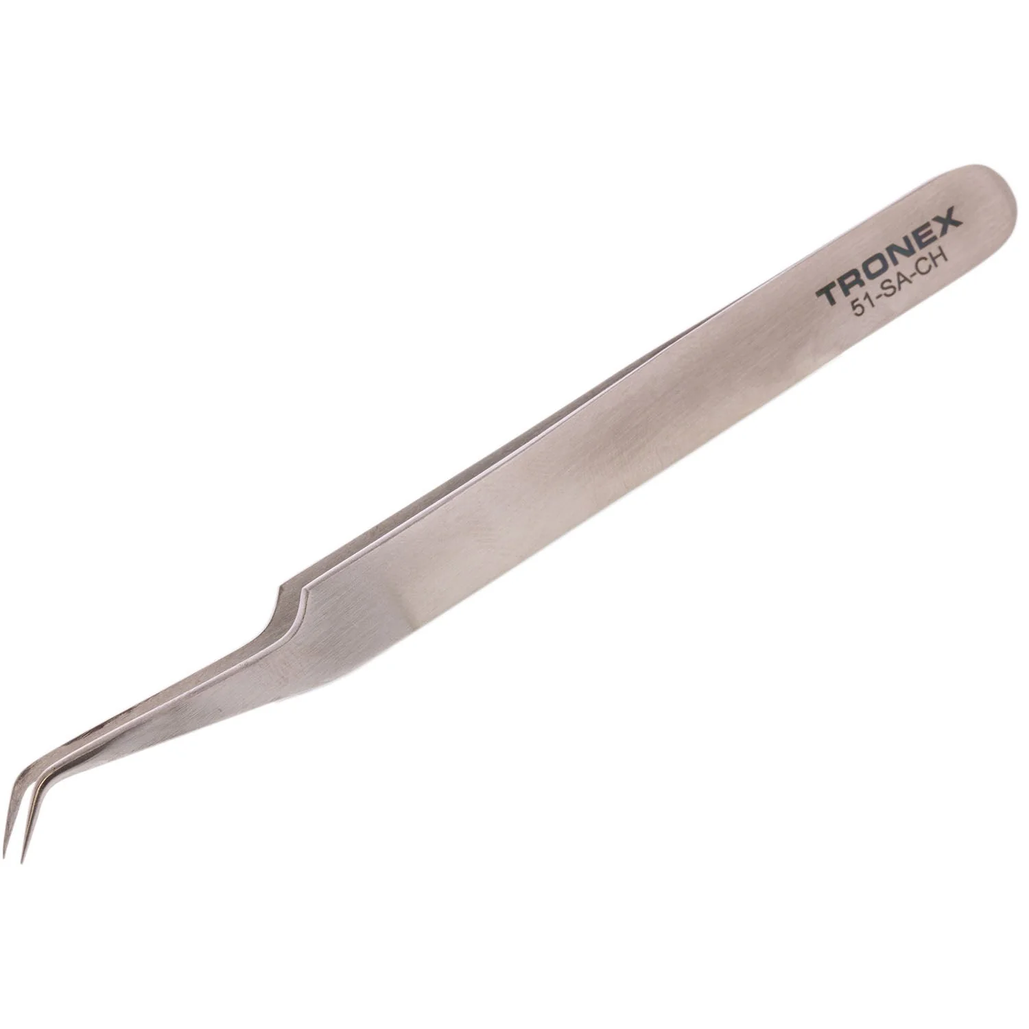 Пинцет - Tronex 51 SS изогнутый, очень тонкий 51-SA-CH