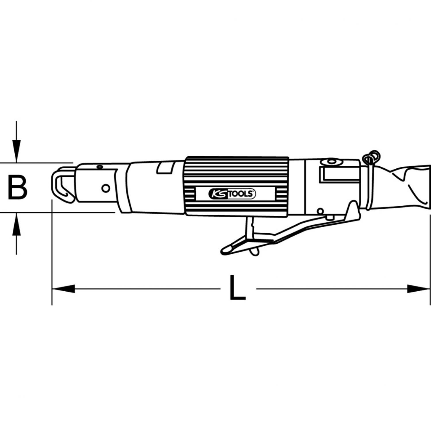 картинка Пневматический мини-лобзик для кузова SlimPOWER, 170 мм от магазина "Элит-инструмент"