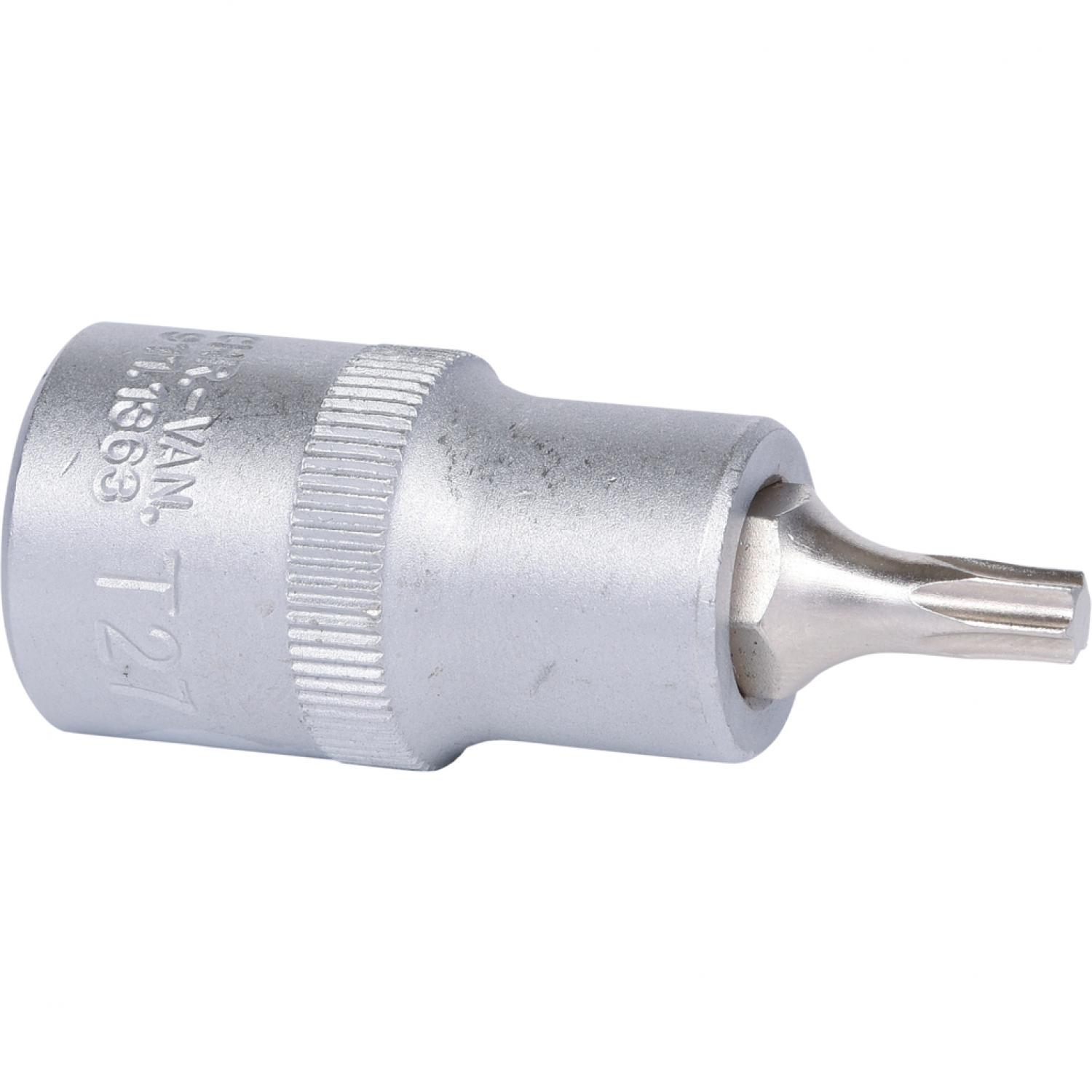 картинка Торцовая головка с профилем Torx с битом 1/2", T27 подвеска от магазина "Элит-инструмент"