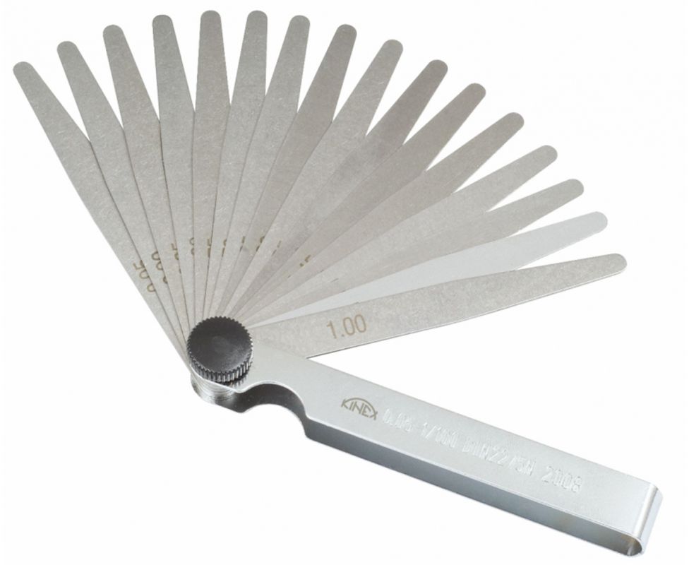 картинка Набор измерительных щупов 0,05 - 1 мм Kinex 1131 20 предметов от магазина "Элит-инструмент"