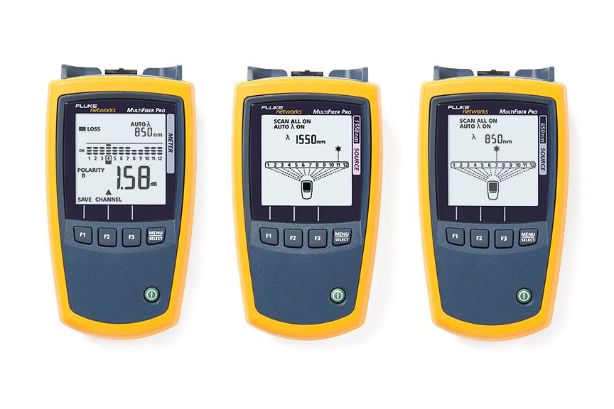 Набор для тестирования Fluke Networks MultiFiber Pro Power Meter, 850/1550 Sources Kit 4417132