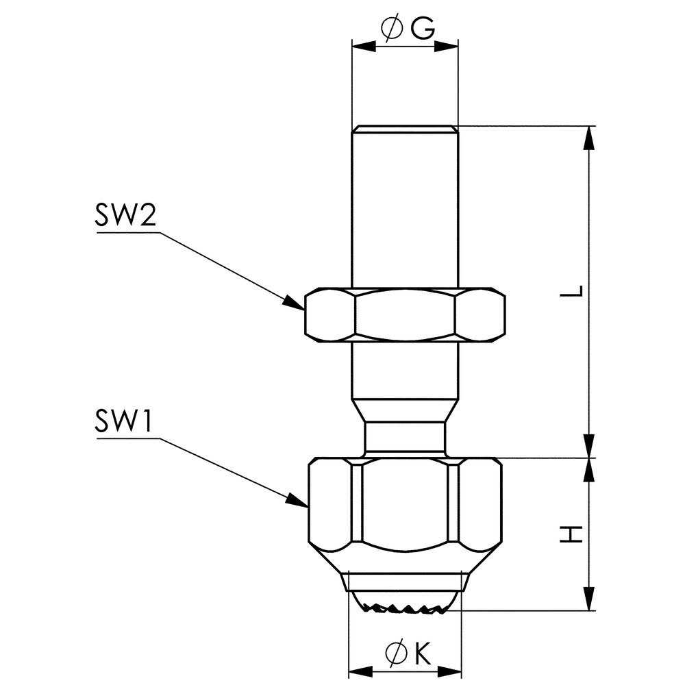 картинка Установочный винт с шариком АМF 73650 от магазина "Элит-инструмент"