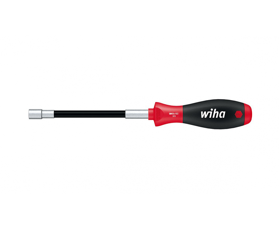 Отвертка Wiha SoftFinish HEX nut 372 01440 10 x 175 торцевая с гибким стержнем