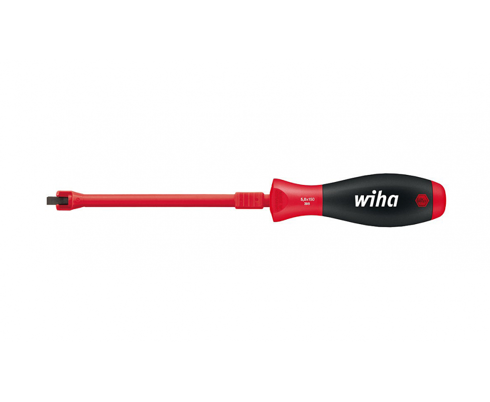 Отвертка Wiha SoftFinish Slotted 398 32869 4 x 125 шлицевая удерживающая