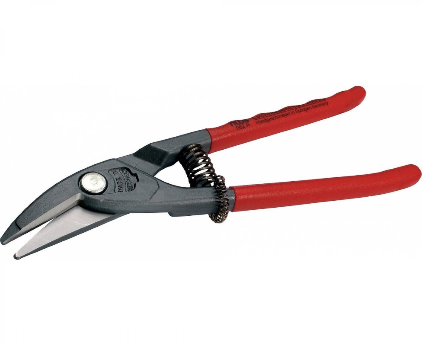 картинка Ножницы по металлу пробивные 250 мм NWS 062R-12-250 праворежущие с обливными рукоятками от магазина "Элит-инструмент"