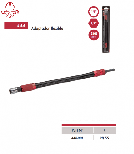 Гибкий адаптер 1/4 дюйма Dogher Tools 444-001