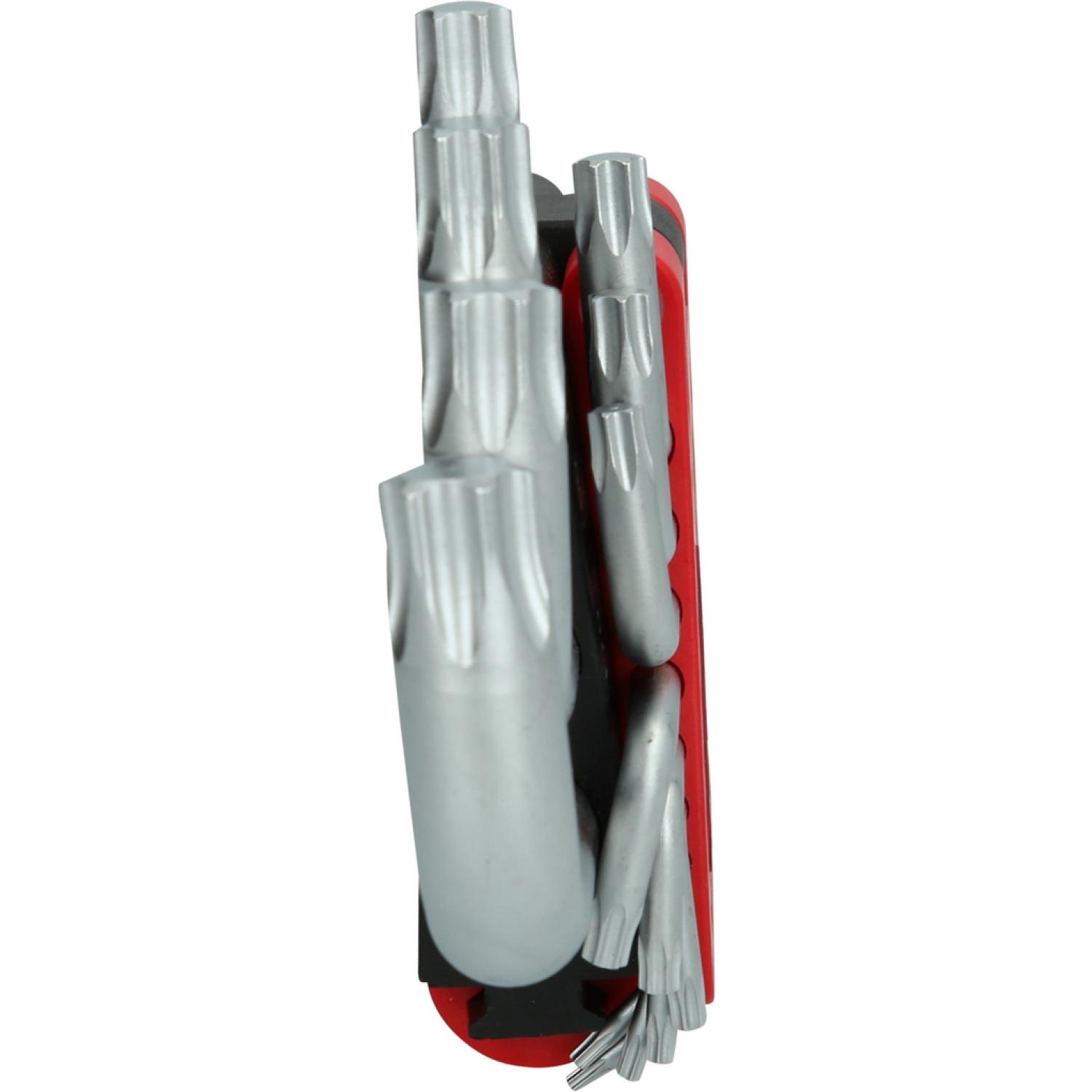 картинка комплект угловых штифтовых ключей с профилем Torx, короткий, 14 шт от магазина "Элит-инструмент"