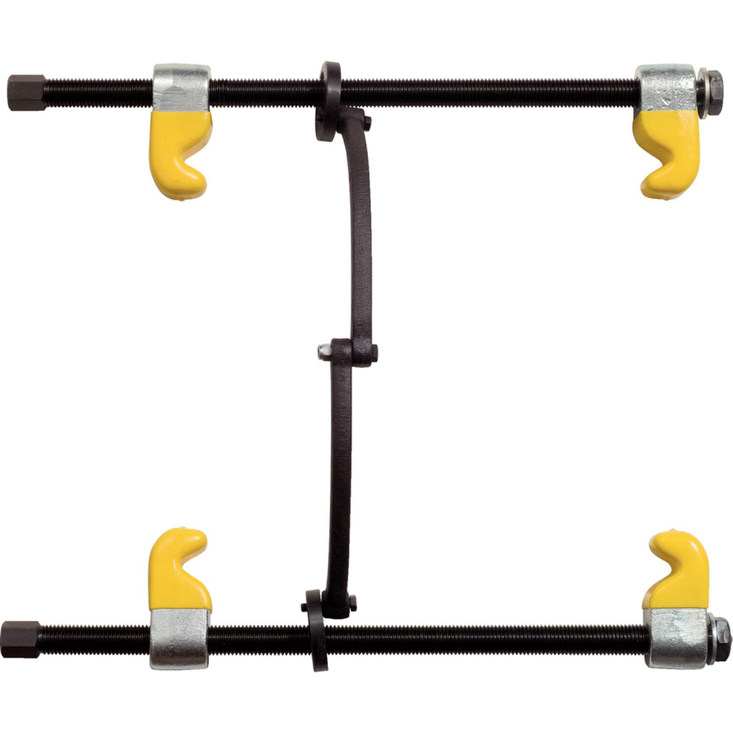 картинка Устройство для сжатия пружин с предохранительной скобой и крюком с пластиковым покрытием, 300 мм от магазина "Элит-инструмент"