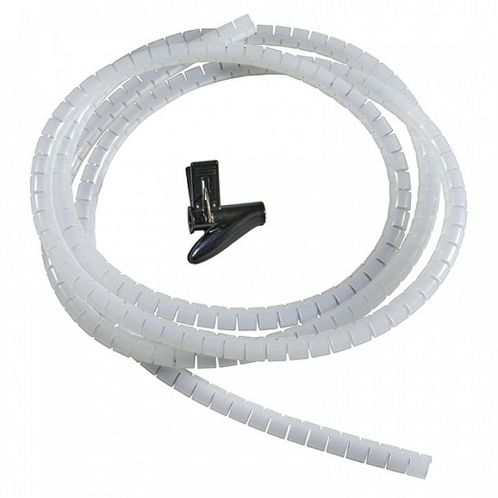 Бандаж для кабеля, белый 15-31 мм