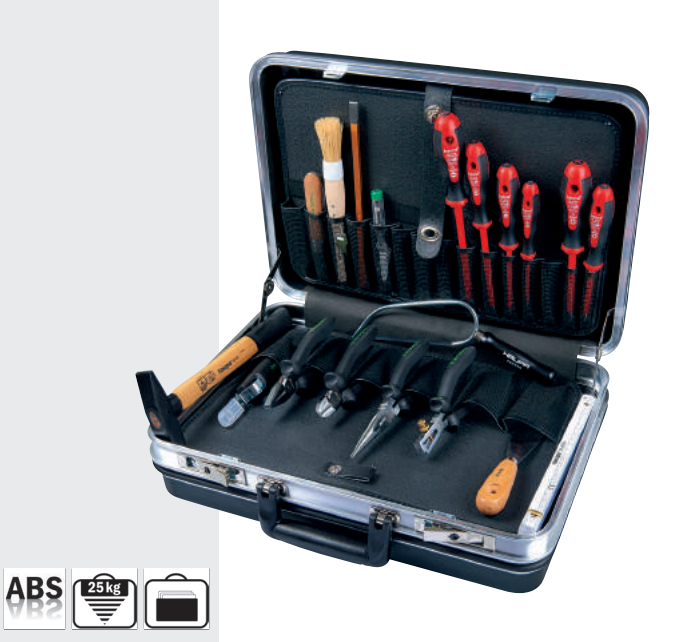 картинка Набор инструментов, Чемодан, укомплектован 19 инструментами «Basic», HAUPA 220153 от магазина "Элит-инструмент"
