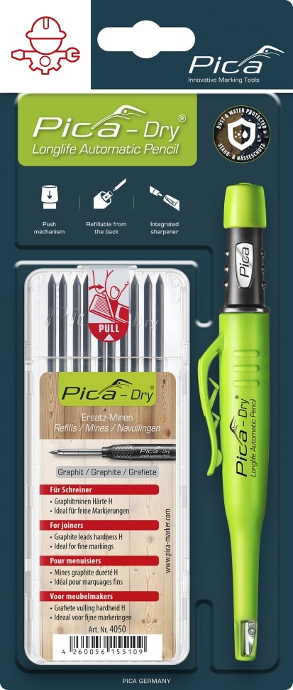 картинка PICA-MARKER 30405 Набор карандаша Pica-dry и грифелей (3030+4020) от магазина "Элит-инструмент"