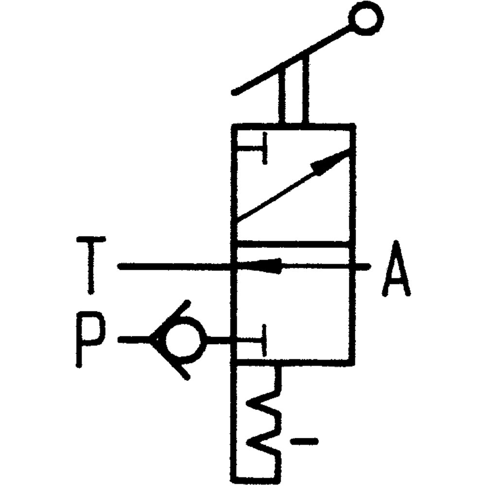 картинка Ручной седельный клапан, 3/2-ходовой АМF 114298 от магазина "Элит-инструмент"