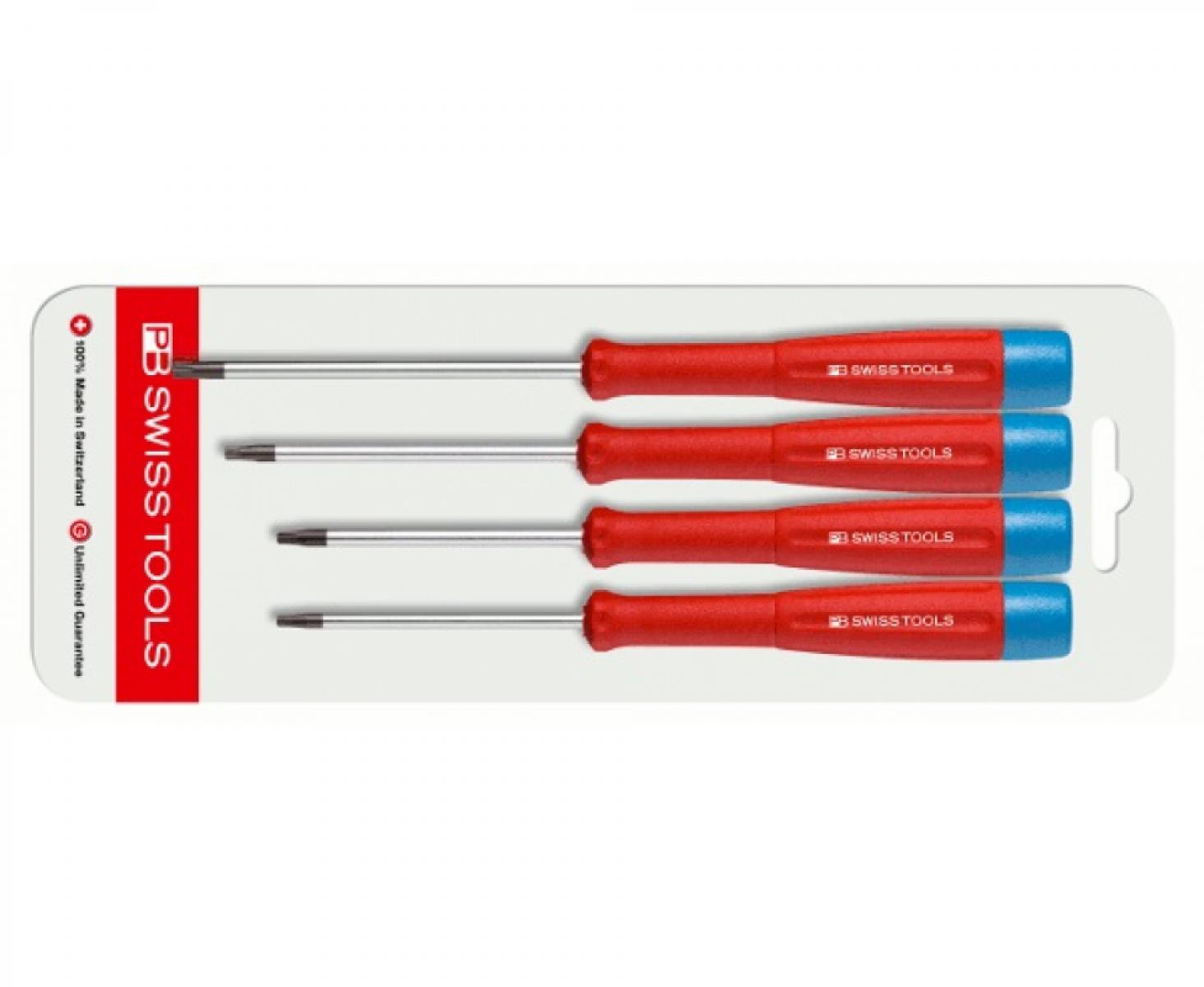 Набор прецизионных отверток TORX PB Swiss Tools PB 8627.CN 4 шт.