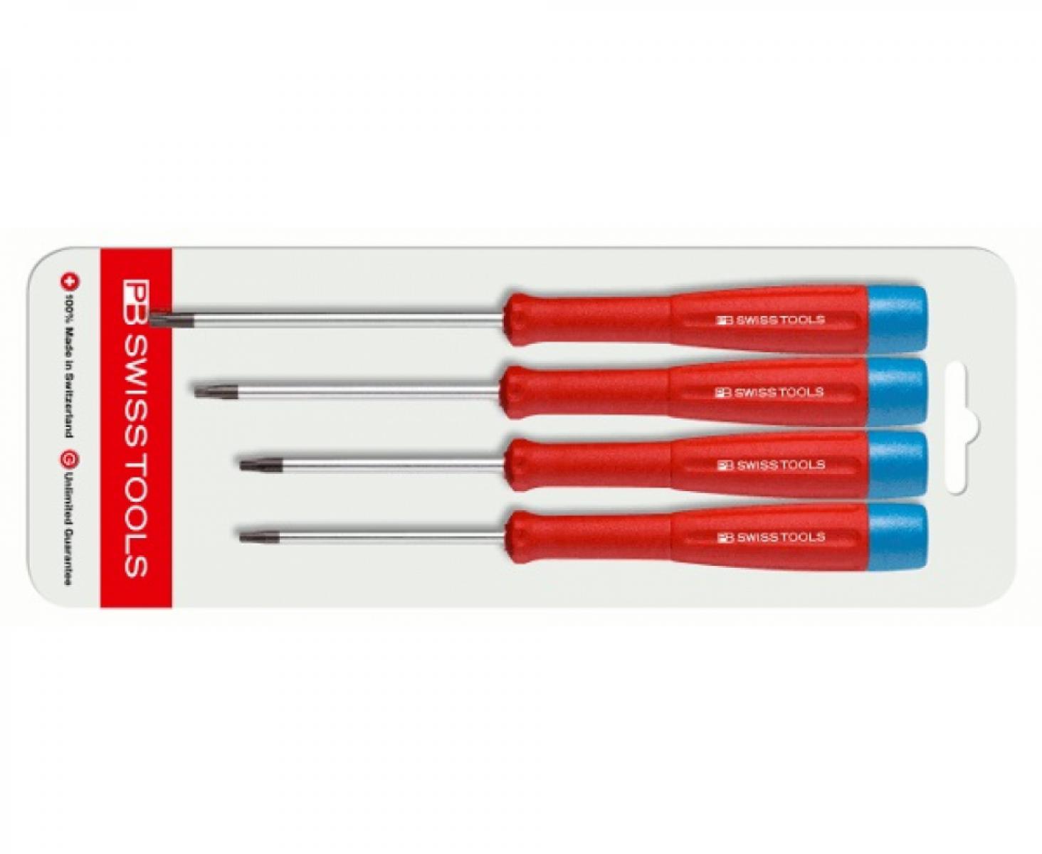 Набор прецизионных отверток TORX PB Swiss Tools PB 8627.CN 4 шт.