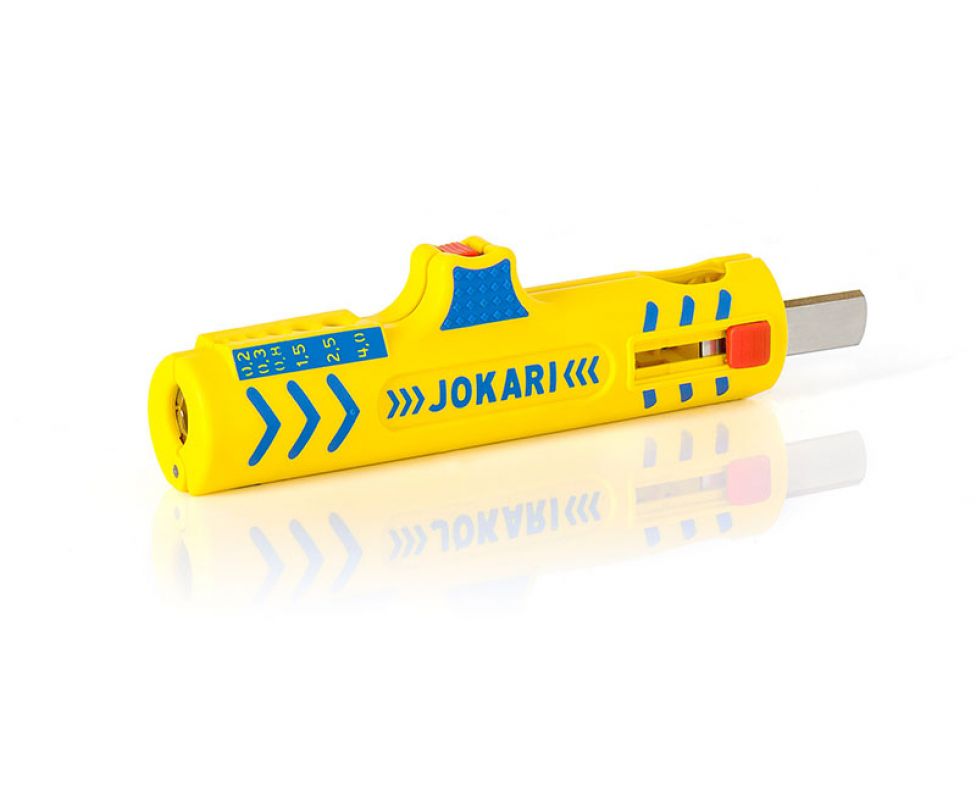 картинка Инструмент Secura No. 15 для снятия изоляции с круглых кабелей Jokari JK 30155 от магазина "Элит-инструмент"