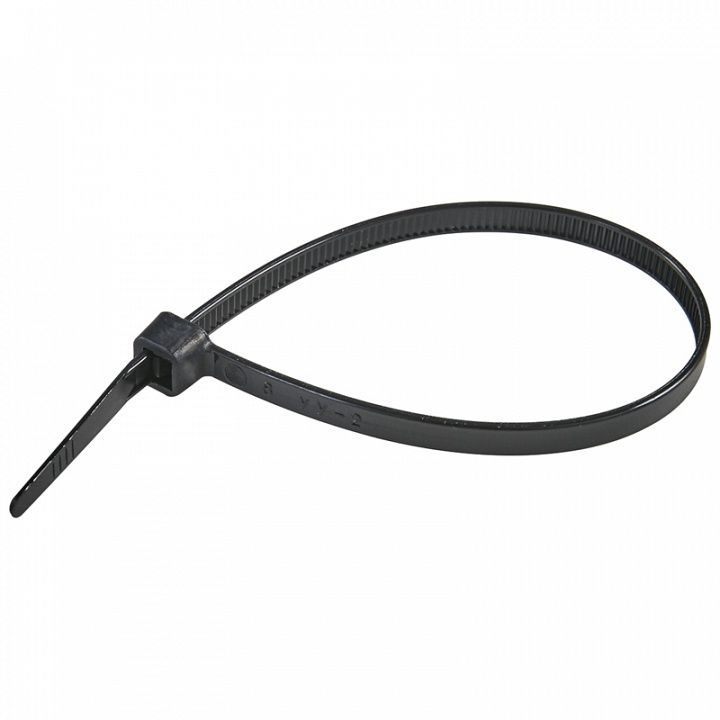 Стяжка кабельная, термостойкая, устойчивая к воздействию УФ-лучей 199х4,6 мм (упак.100шт)