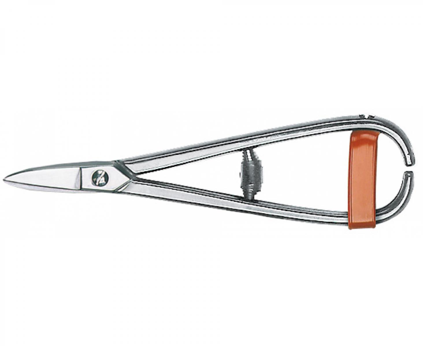 картинка Ювелирные ножницы с прямыми лезвиями и закрытыми рукоятками с пружиной Erdi ER-D76-1 от магазина "Элит-инструмент"