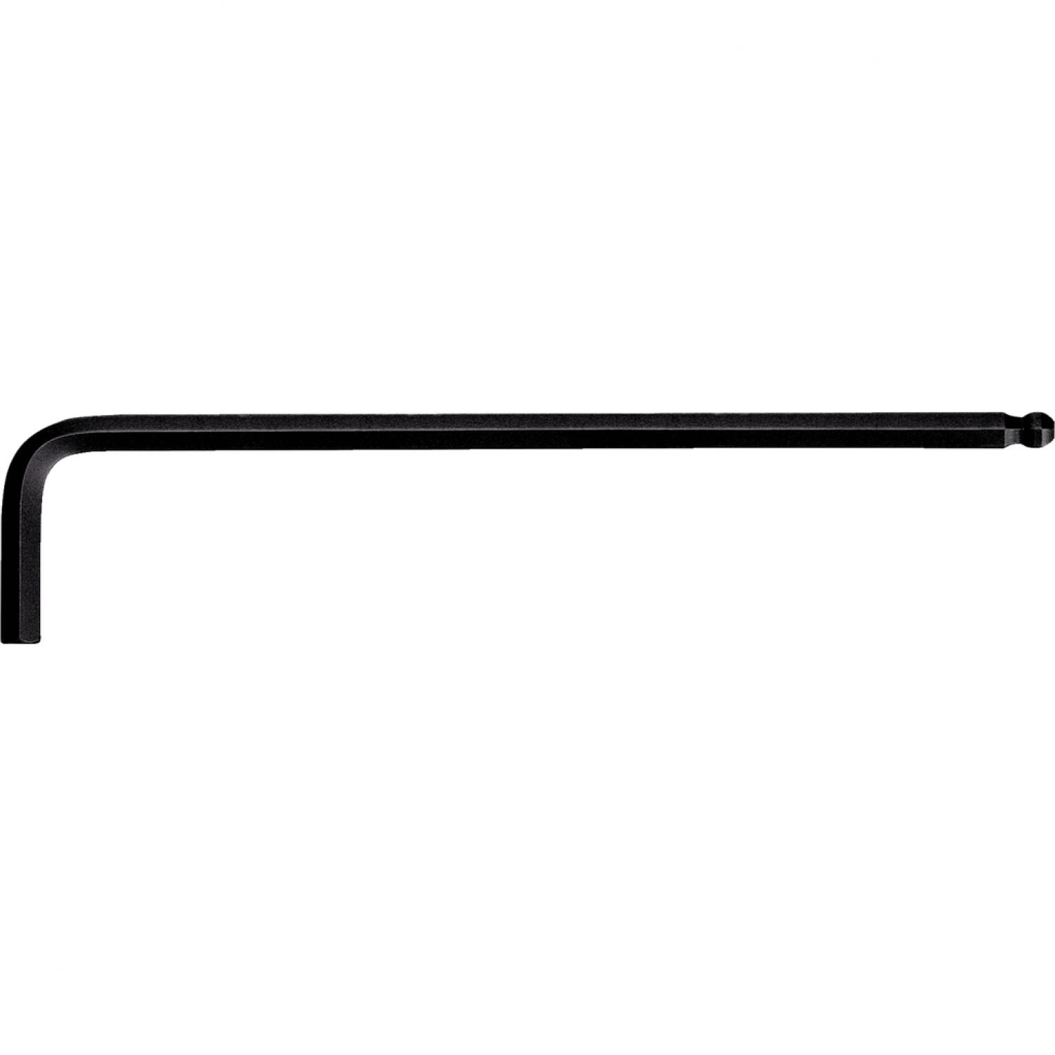картинка Угловой штифтовой ключ с внутренним шестигранником и шаровой головкой, с фосфатированной поверхностью, длинный, 14 мм от магазина "Элит-инструмент"