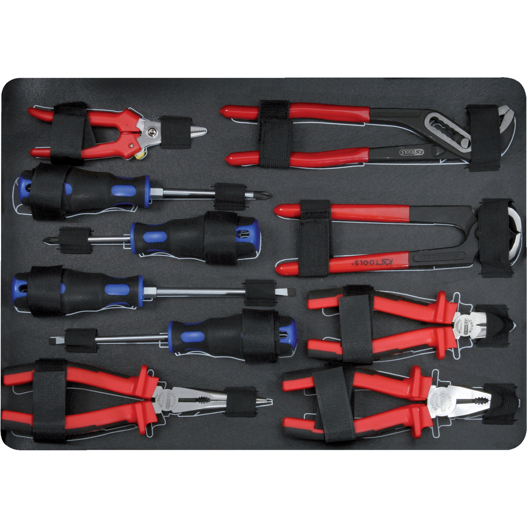 картинка Комплект инструментов 1/4"+1/2", 127 шт. KSTOOLS 911.0727 от магазина "Элит-инструмент"