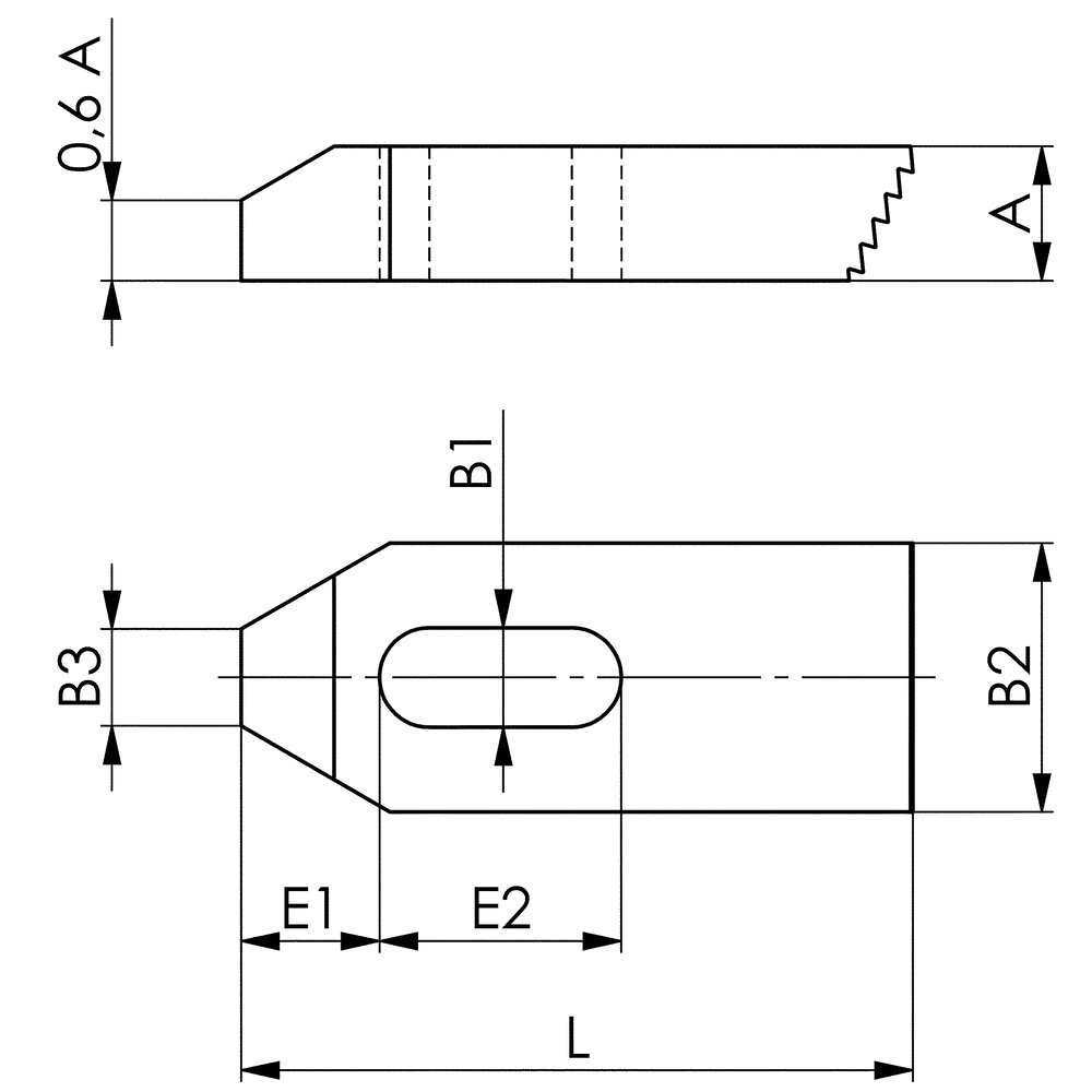 картинка Ступенчатый зажим АМF 70334 от магазина "Элит-инструмент"
