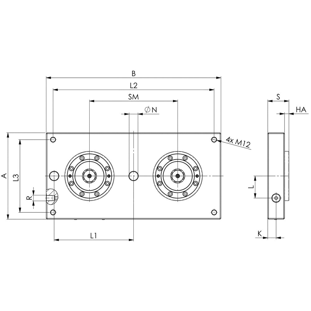 картинка 2-точечная зажимная станция АМF 303289 от магазина "Элит-инструмент"