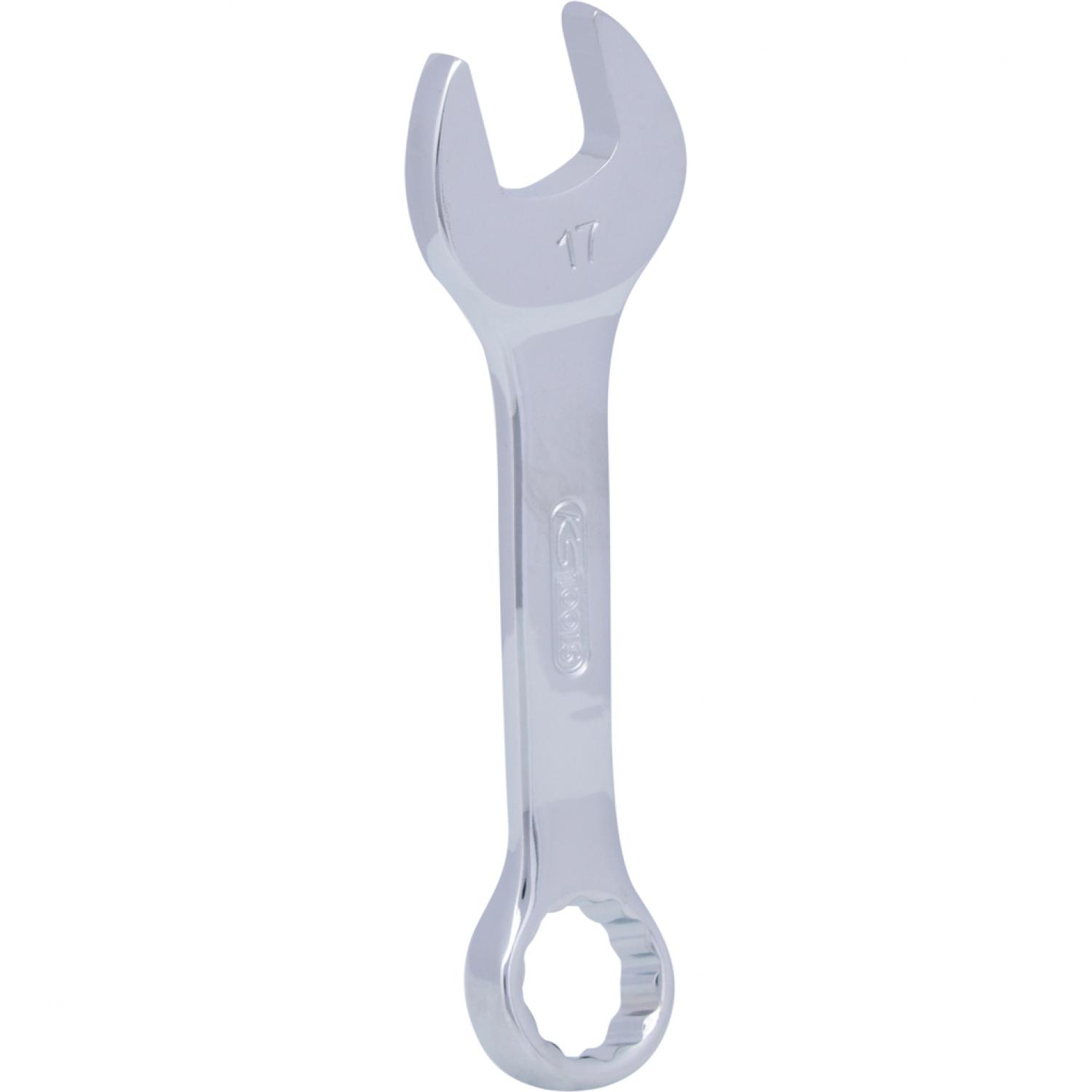 картинка Комбинированный ключ CHROMEplus, короткий, 17 мм подвеска от магазина "Элит-инструмент"
