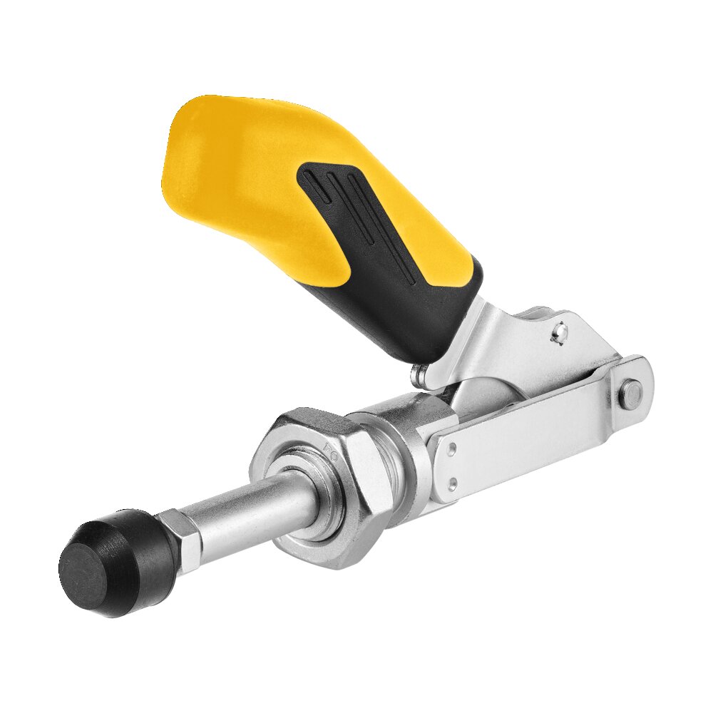 Шарнирный зажим двухтактного типа с желтой ручкой АМF 557162