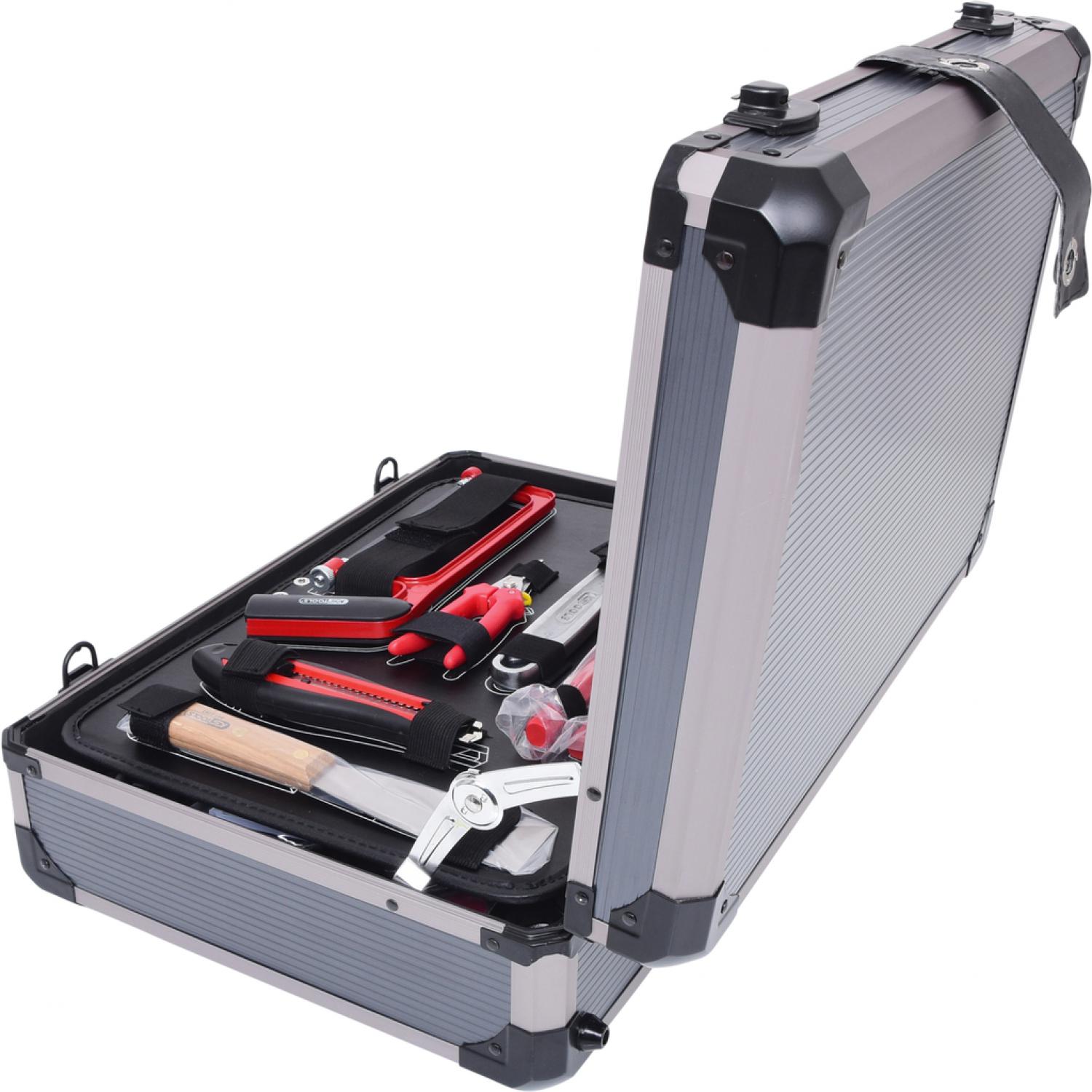 картинка 1/4" + 1/2“ Чемодан с инструментами для электриков, 128 шт KSTools-911.0628 от магазина "Элит-инструмент"