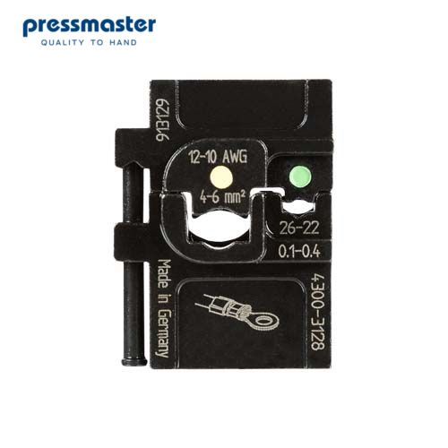 PM-4300-3128 Матрица для опрессовки изолированных наконечников: 0.1-0.4 мм2 и 4-6 мм2