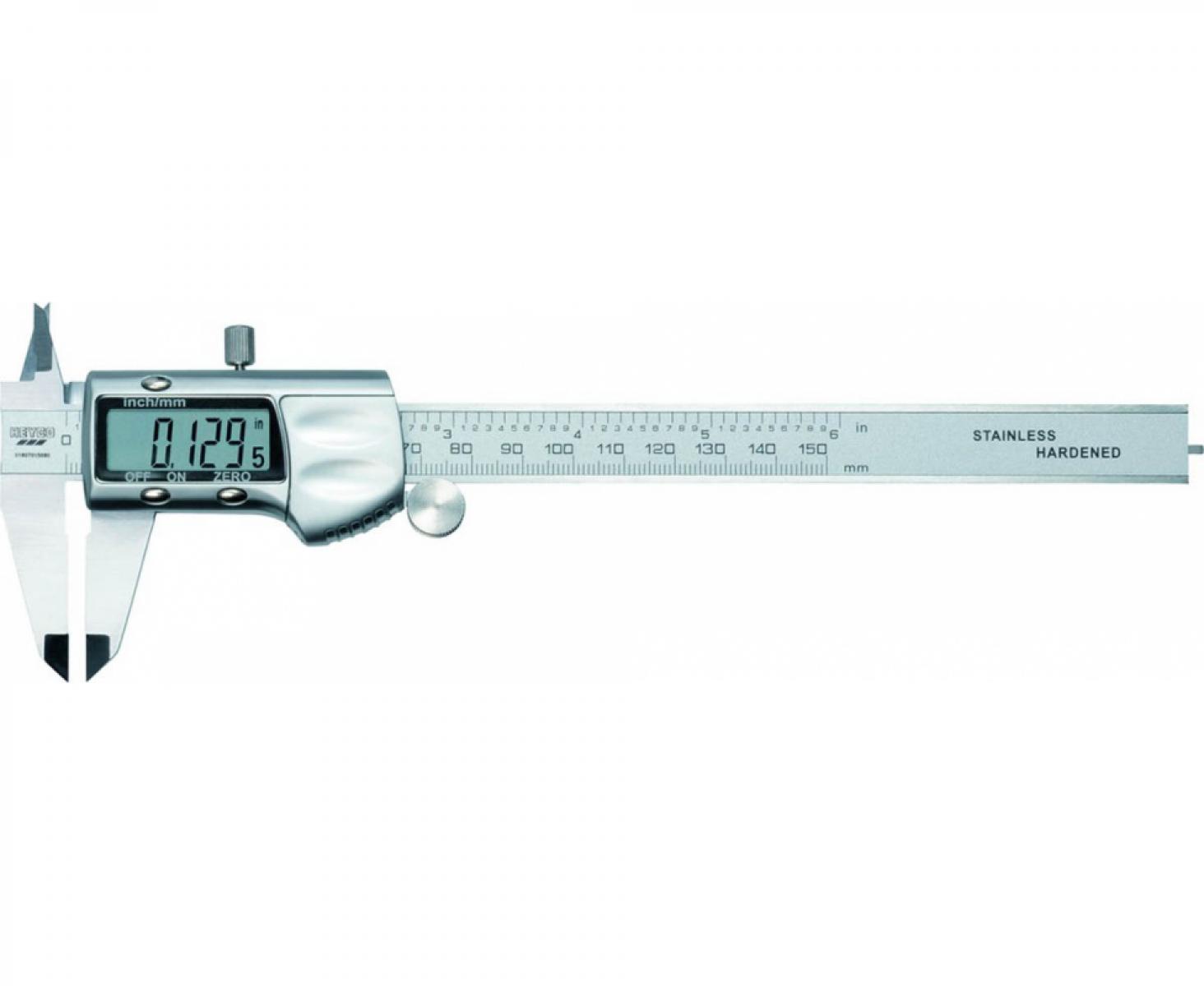 картинка Штангенциркуль прецизионный цифровой 150 мм Heyco HE-01807015080 от магазина "Элит-инструмент"