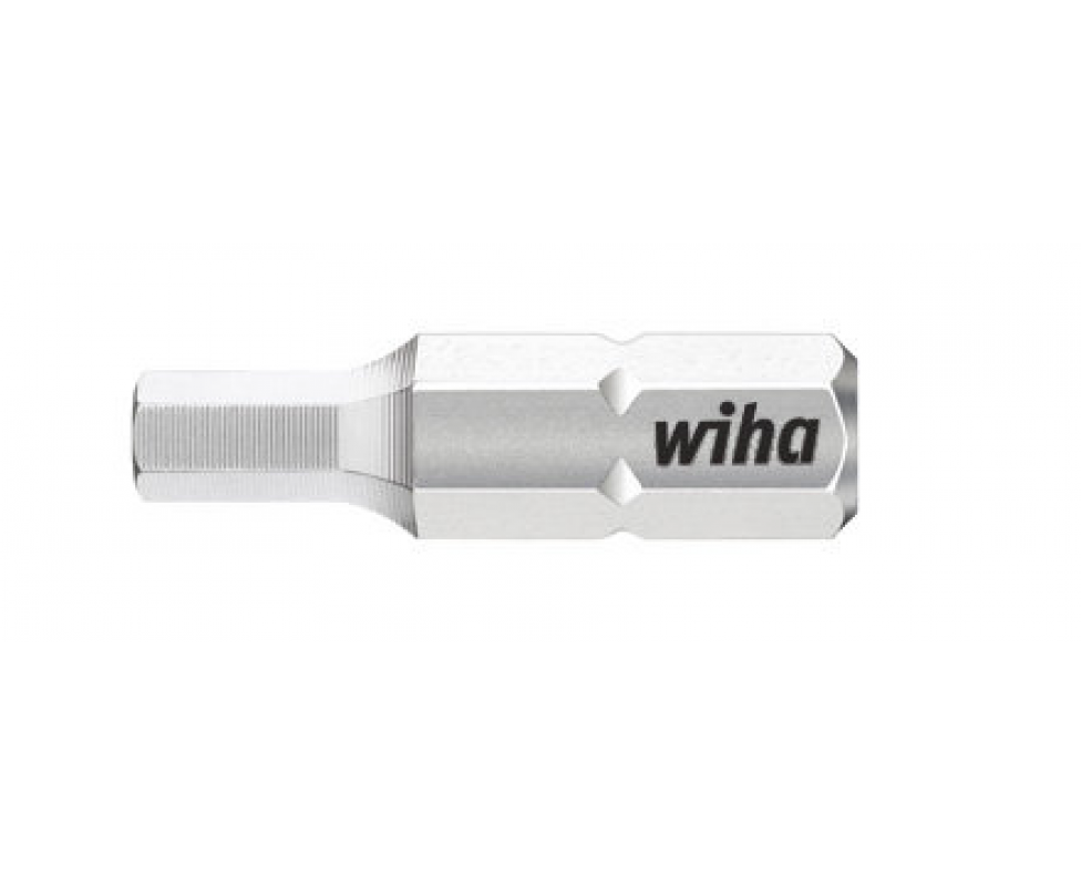 Бита Wiha Standard HEX 7013ST 34006 2,0 шестигранник из нержавеющей стали