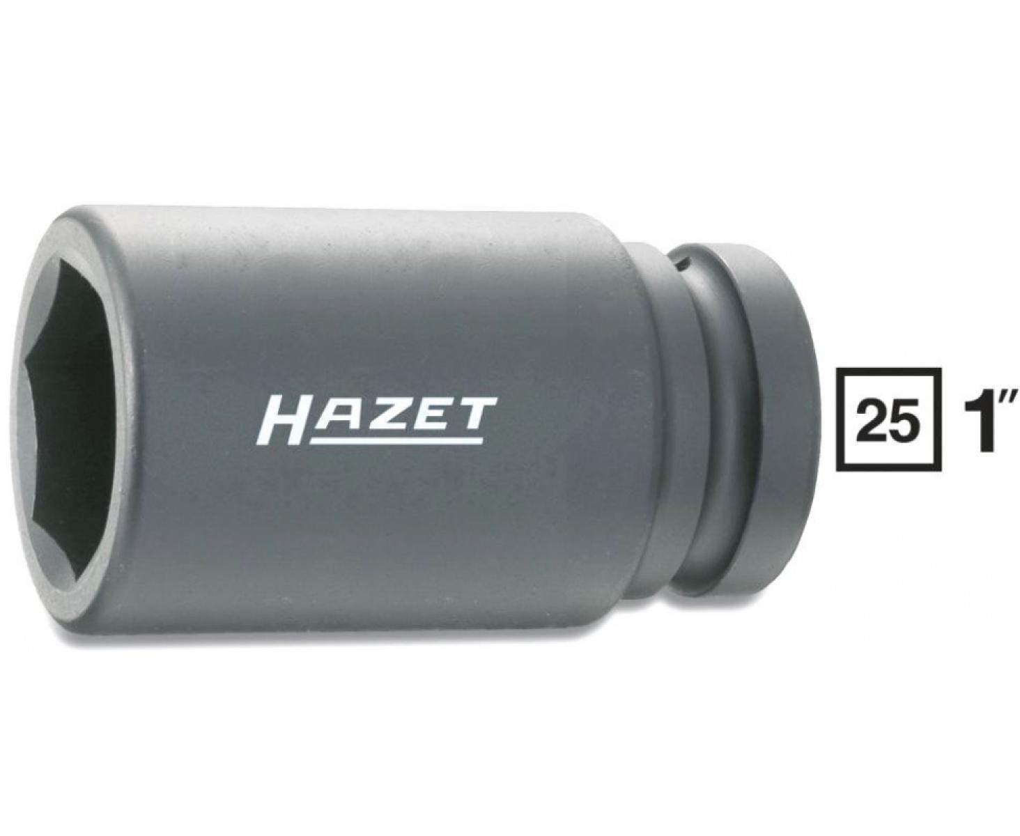 картинка Торцовая головка ударная длинная HEX Nut 1" 24 мм Hazet 1100SLG-24 от магазина "Элит-инструмент"