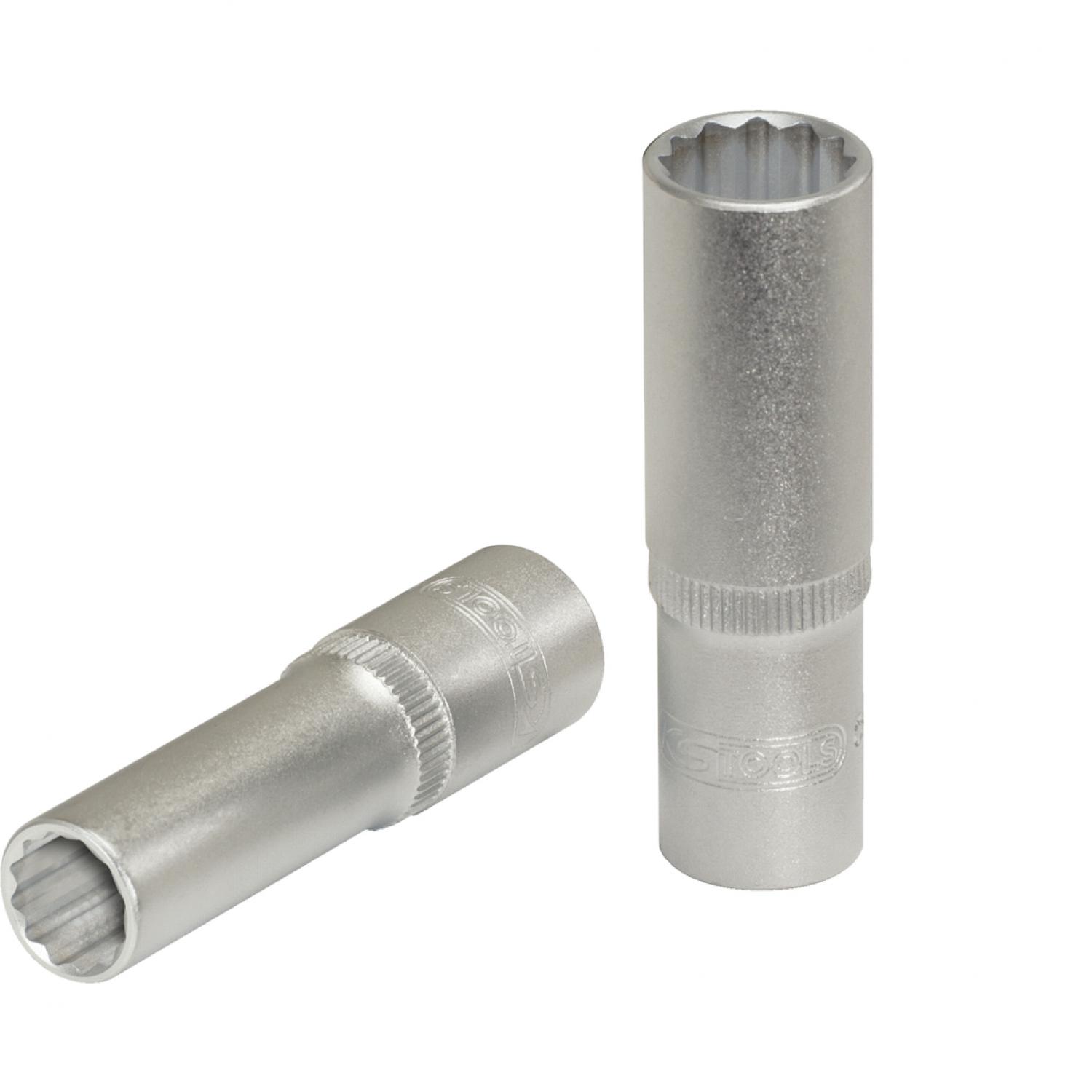 12-гранная торцовая головка 3/8'' длинная, 1/4''