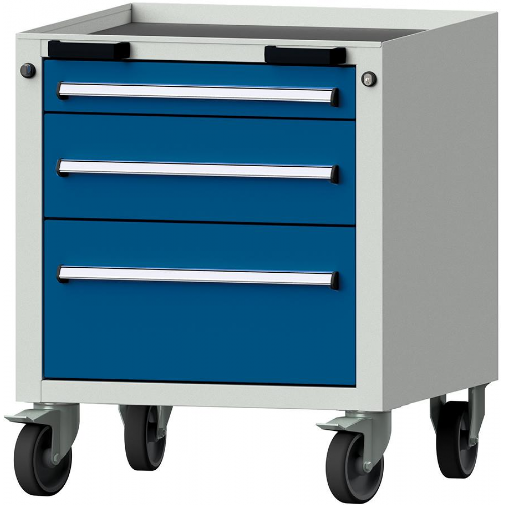 Формат рулонного контейнера Ш625хГ640хВ755мм RAL 7035/5010 3 ящика 3094 5737 Fplus