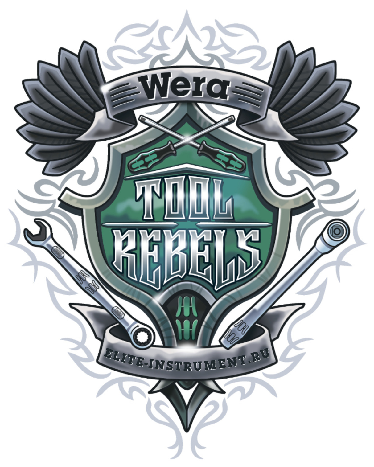 картинка Фирменная тележка Wera, 126 предм. специализированная компания Tool Rebels - 05501051001 от магазина "Элит-инструмент"