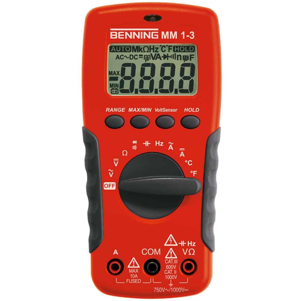картинка Цифровой Мультиметр BENNING MM 1-3 044083 от магазина "Элит-инструмент"
