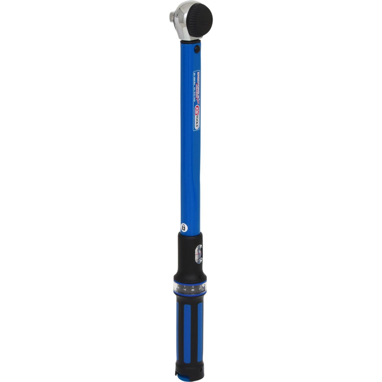 картинка Динамометрический ключ ERGOTORQUE®precision 1/2'' с трещоткой и поворотной ручкой, 40-200 Нм KSTools-516.1442 от магазина "Элит-инструмент"