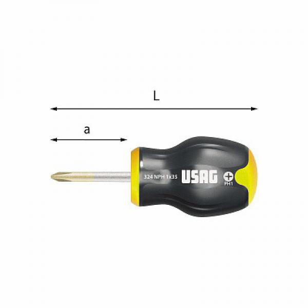 Отвертки для винтов PHILLIPS® D 324 NPH U03240468D