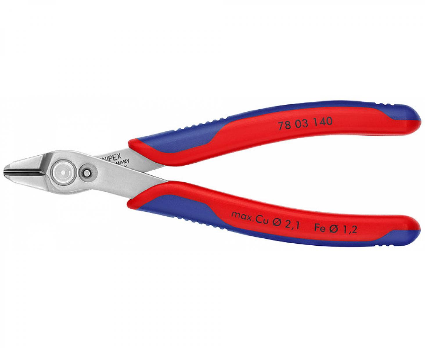 картинка Кусачки прецизионные Electronic Super Knips XL Knipex KN-7803140SB от магазина "Элит-инструмент"