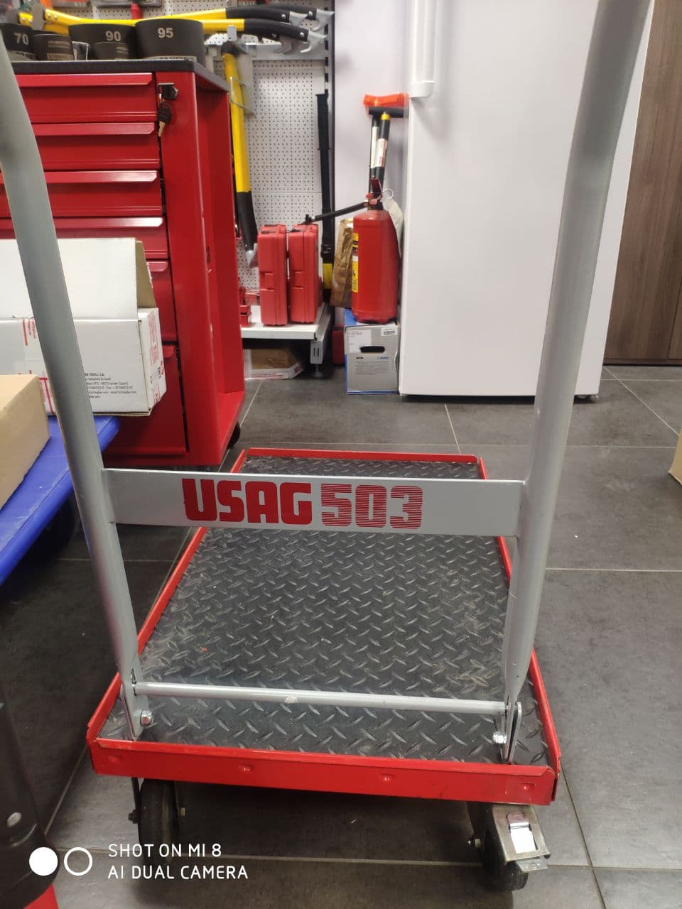 картинка 503 Многоцелевая тележка на 4-х колёсах, USAG U05030001 от магазина "Элит-инструмент"