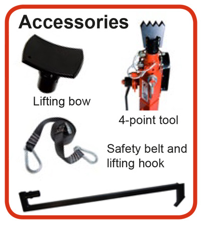 картинка Профессиональный ручной толкатель, спасательный для МЧС RH-Pusher 09060.2 StabiLift Automatic II от магазина "Элит-инструмент"