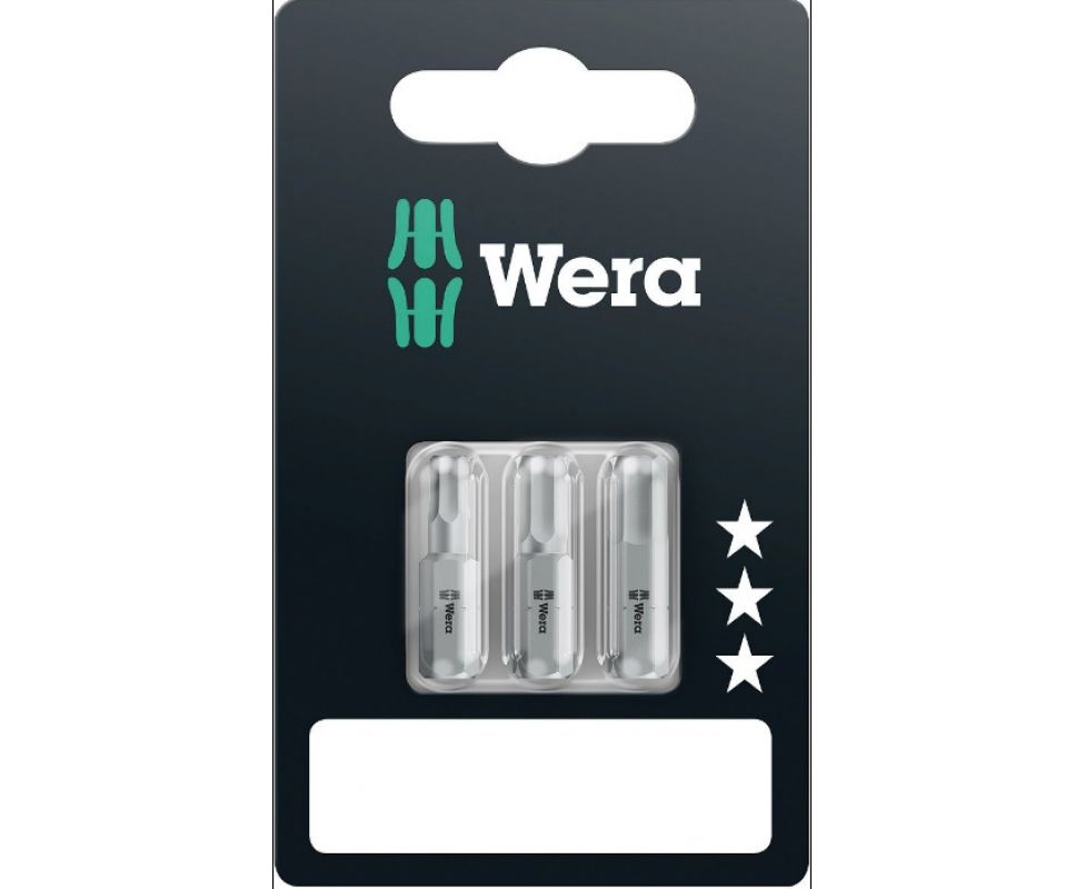 Набор бит-насадок Wera 840/1 Z SB HEX-Plus 6.0 WE-05056330003 2 шт. в блистере