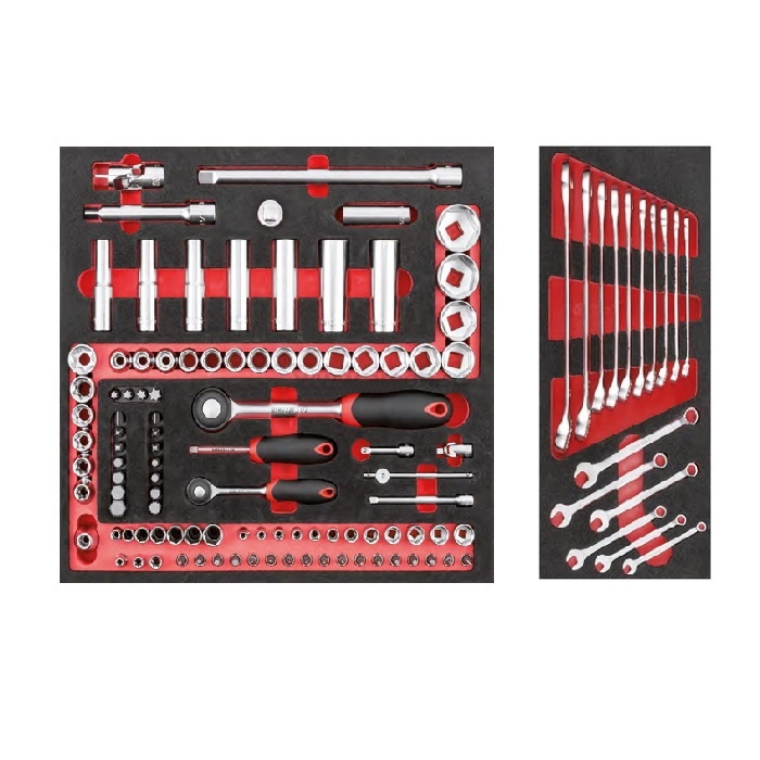 картинка 516 SP6EX Тележка инструментальная, 6 ящиков с набором инструмента 263 предмета, USAG U05168205E от магазина "Элит-инструмент"