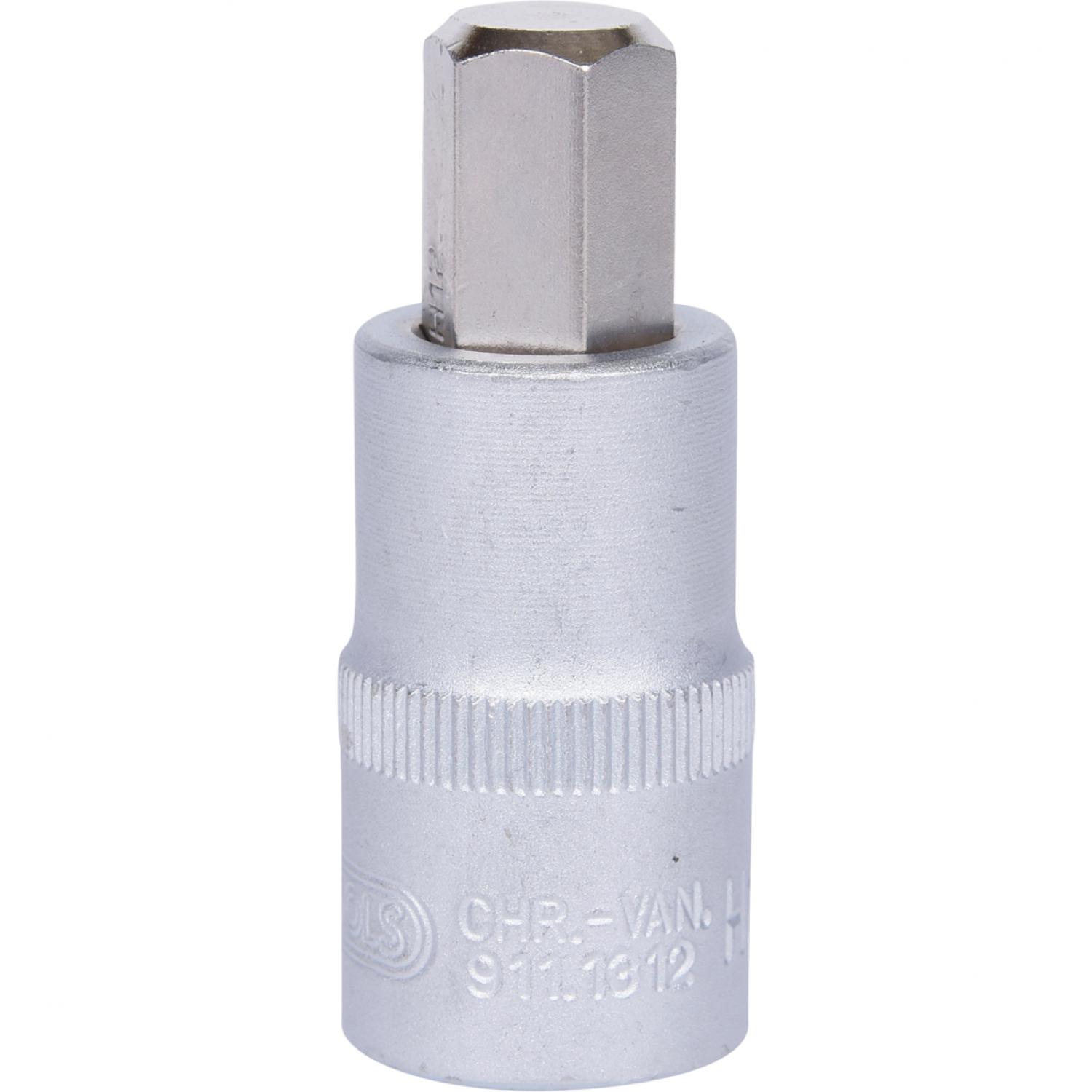 картинка Торцовая головка с битом 1/2" с внутренним шестигранником, короткая, 12 мм от магазина "Элит-инструмент"