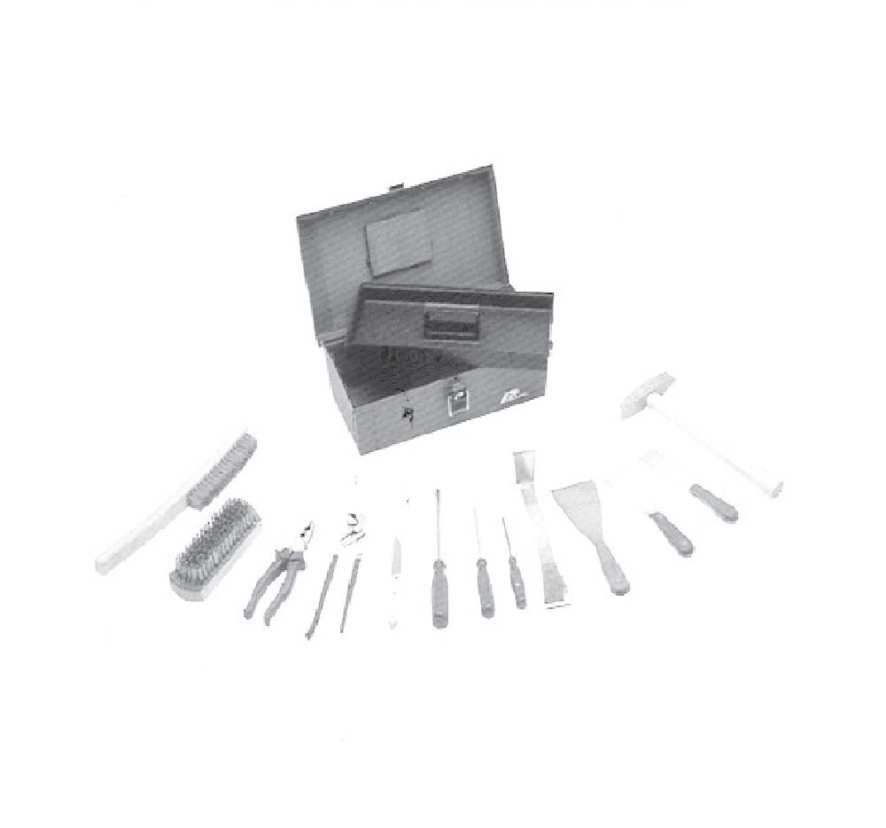 картинка Набор искробезопасного инструмента №5 в ящике, серия 400 MetalMinotti 400-2000 от магазина "Элит-инструмент"
